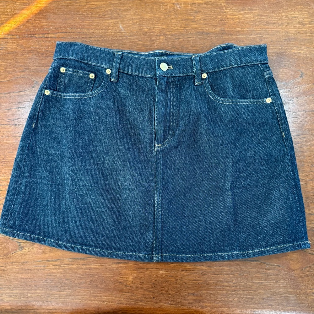 NWT J. Crew Denim Mini Skirt